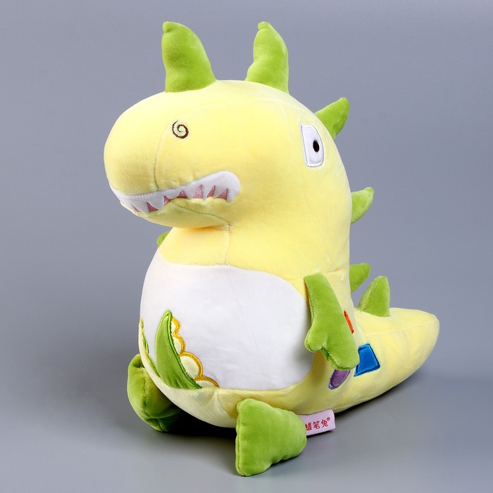 Мягкая игрушка «Динозаврик», 40 см, цвет жёлтый мягкая игрушка динозаврик 40 см цвет зелёный