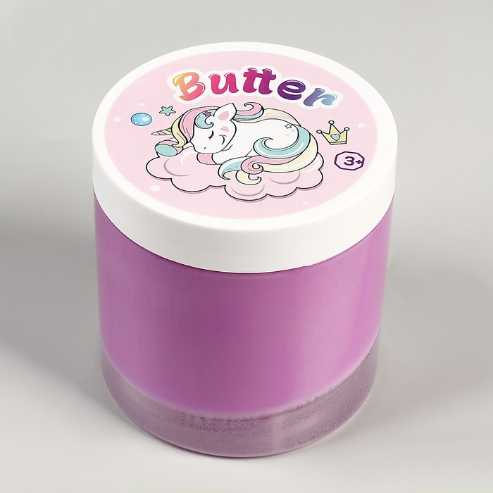 Слайм Стекло серия Butter фиолетовый цвет 350 г 145₽