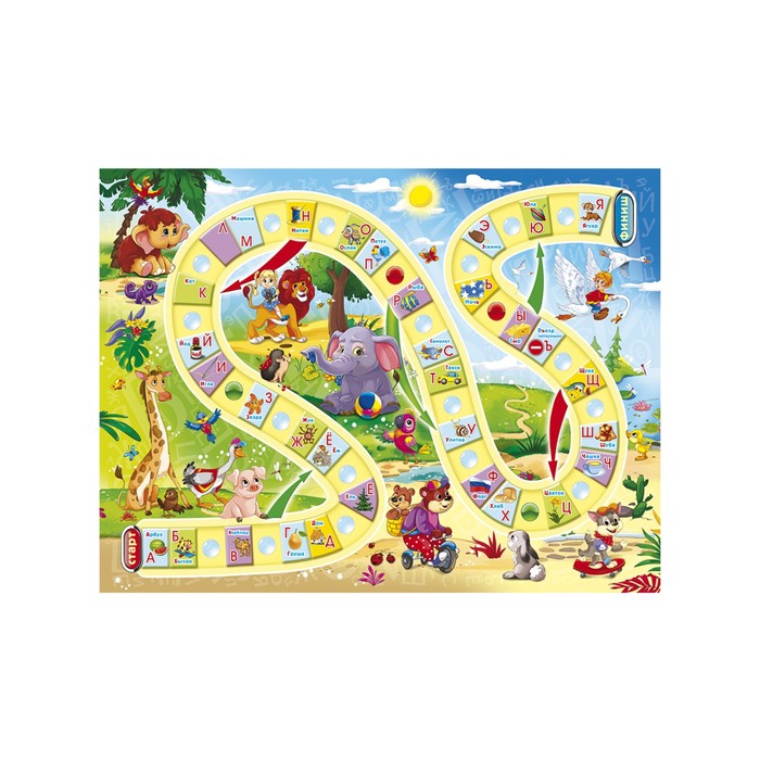 

Игра-ходилка «Изучаем алфавит»