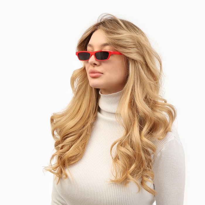 

Очки солнцезащитные "OneSun", uv 400, дужка 14 см, ширина 14 см, линза 2.4 х 5.3 см