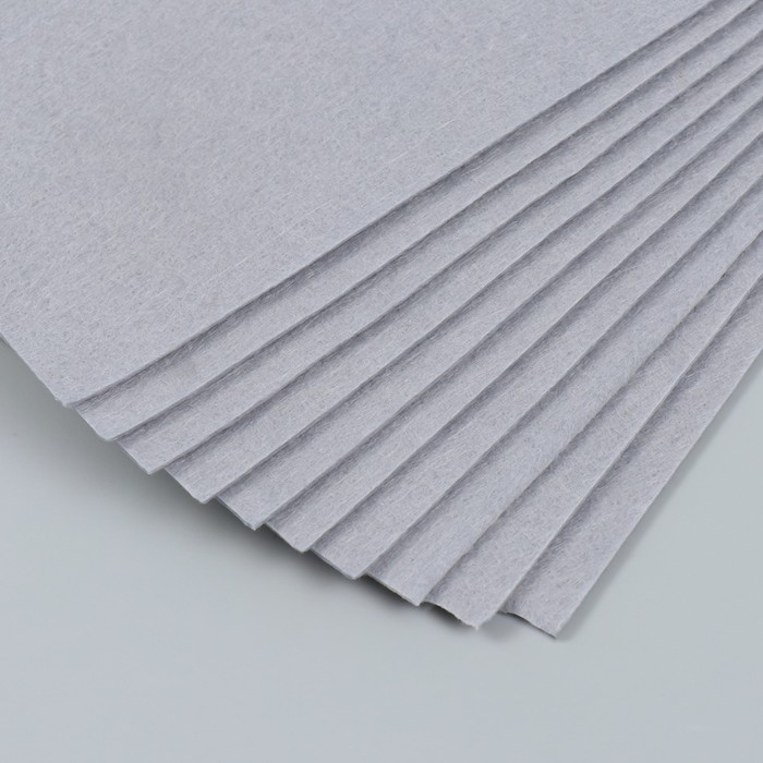 

Фетр жесткий 2 мм 20х30 см, серый