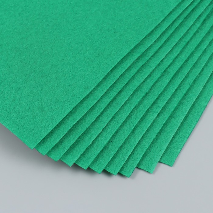 

Фетр мягкий 1,5 мм 20х30 см, зелёный 1630