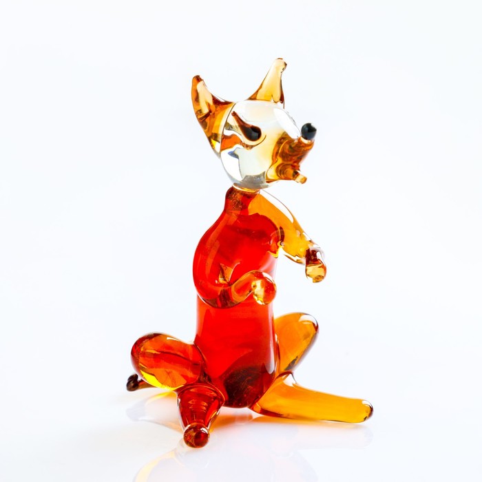 

Фигура из стекла "Лисенок" 6,5х5х4,5см