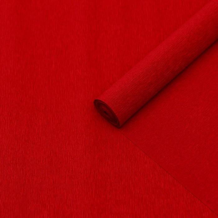 Бумага гофрированная 392 красная,90 гр,50 см х 1,5 м