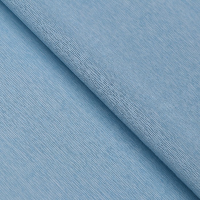 Бумага гофрированная 393 голубой,90 гр,50 см х 1,5 м