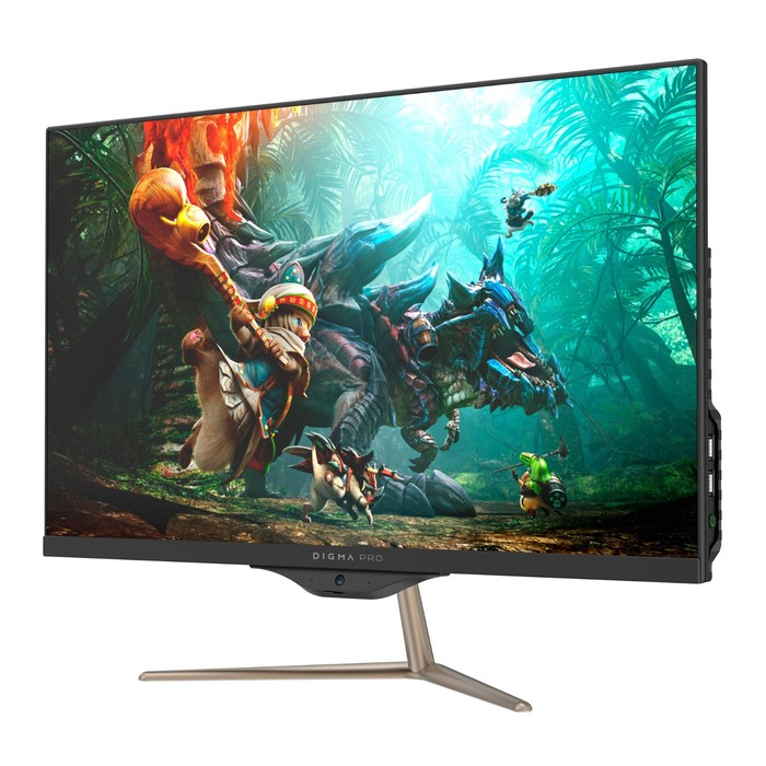 фото Моноблок digma pro aio 23i , 23.8", i7 10610u, 8 гб, ssd 512 гб, uhdg , win11, чёрный
