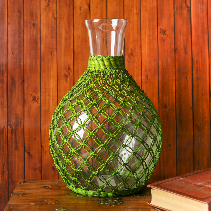 Ваза стекло "Зелень"