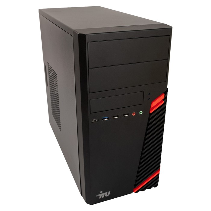 

Компьютер IRU Home 320A3SM MT, Ath 3000G, 8 Гб, SSD 240 Гб, Vega 3, Dos, чёрный