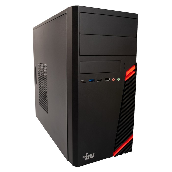

Компьютер IRU Опал 515 MT, i5 10400, 8 Гб, SSD 256 Гб, UHDG 630, Dos, чёрный