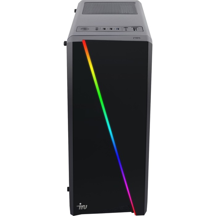 Компьютер IRU Game 510B5GE MT, i5 10400F, 8 Гб, SSD 250 Гб, GTX1660 6Gb, Dos, чёрный