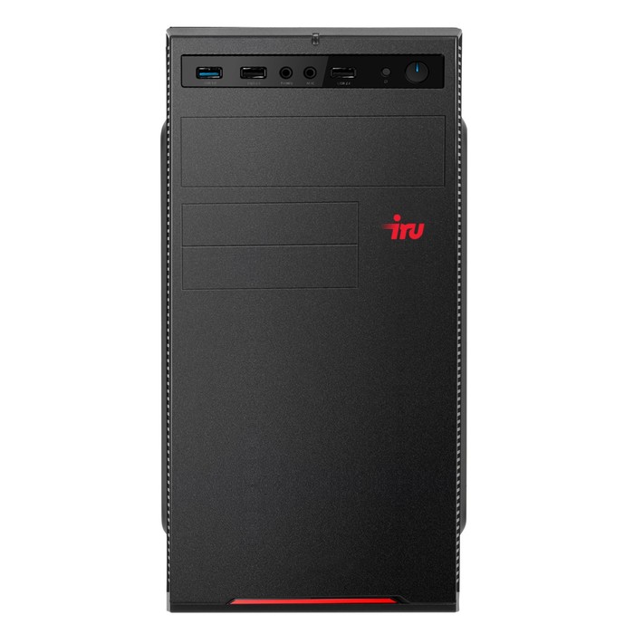 Компьютер IRU Game 310H5GS MT, i3 10105, 8 Гб, SSD 480 Гб, GTX1660 6Gb, Win11, чёрный