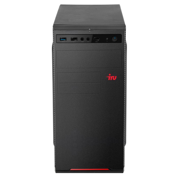 

Компьютер IRU Game 310H5GS MT, i3 10105, 8 Гб, SSD 480 Гб, GTX1660 6Gb, Win11, чёрный