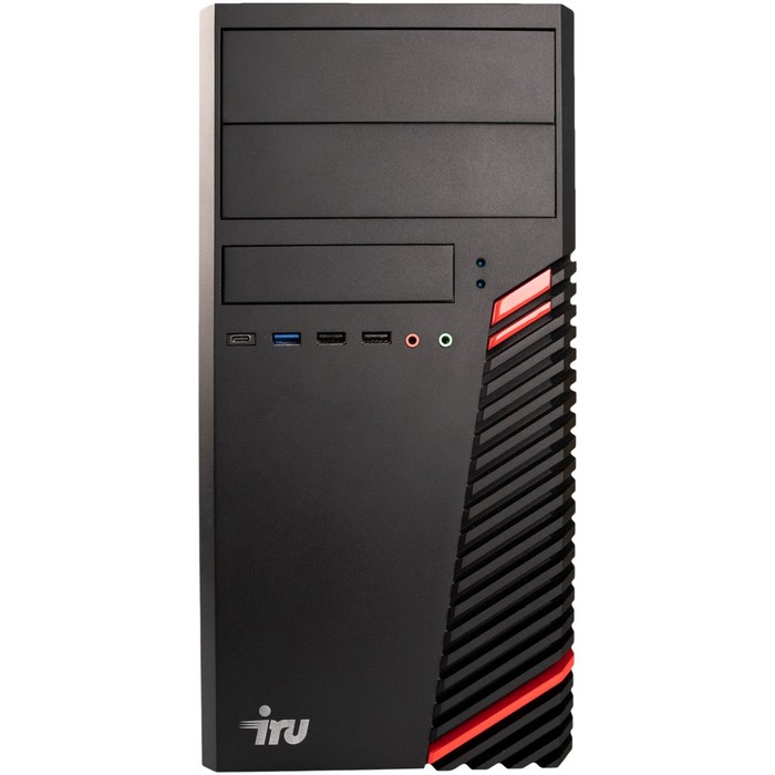 Компьютер IRU Office 515 MT, i5 9400, 8 Гб, SSD 480 Гб, UHDG 630, Win10, чёрный
