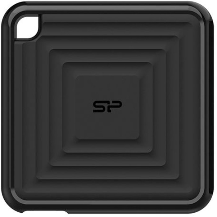 Внешний жесткий диск Silicon Power SP512GBPSDPC60CK PC60, 500 Гб, USB-С, 1.8, чёрный