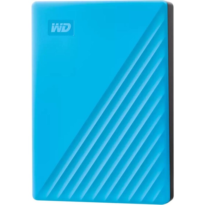 Внешний жесткий диск WD WDBYVG0020BBL-WESN My Passport, 2 Тб, USB 3.0, 2.5, голубой
