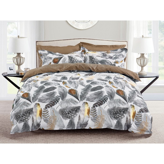 

Постельное бельё дуэт Satin de Luxe, размер 220х240 см, 145х215 см - 2 шт, 50х70 см - 2 шт, 70х70 см - 2 шт