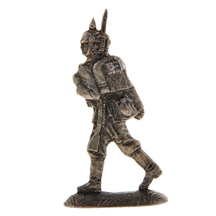 Оловянный солдатик "Германский рядовой на марше"