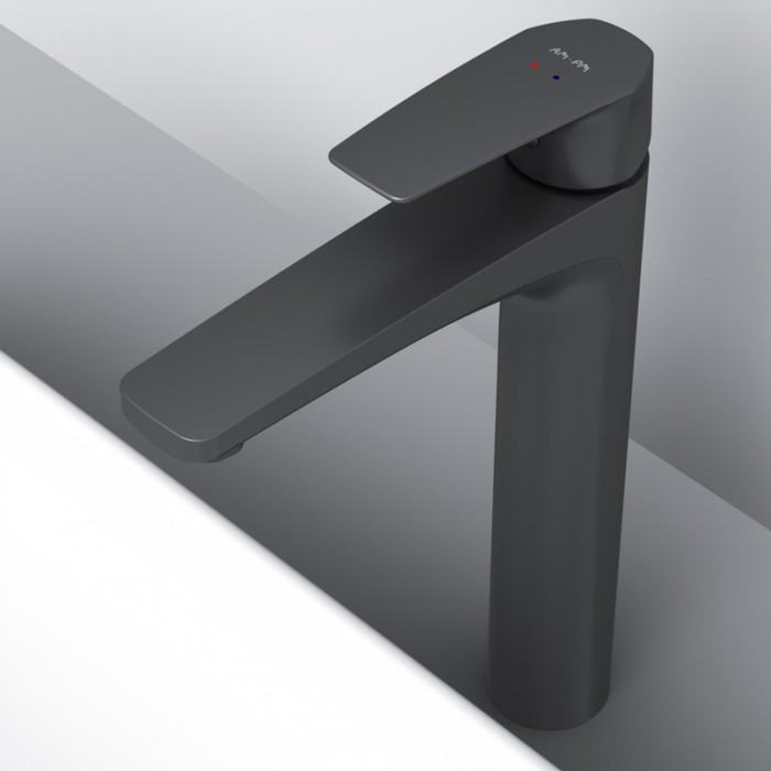 

Смеситель для раковины AM.PM Gem F90A92022, однорычажный, излив 155 мм, латунь, черный