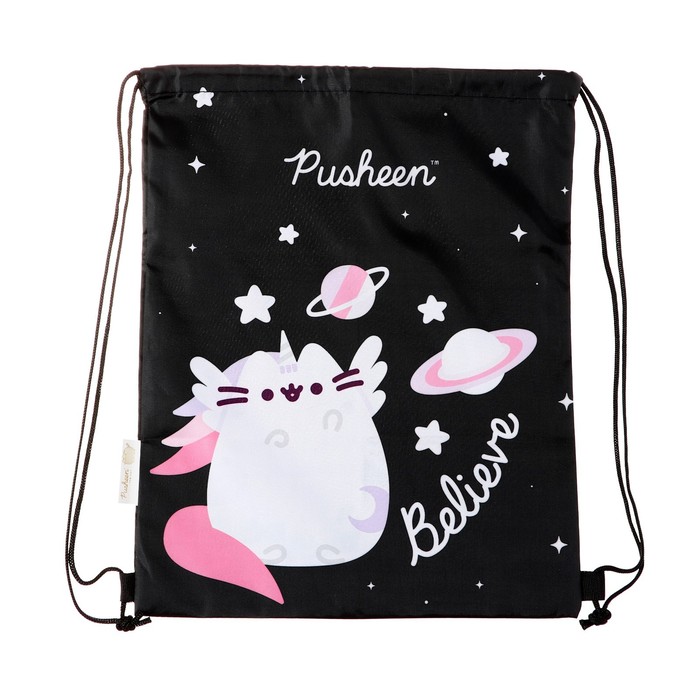 

Мешок для обуви 430 х 340 мм, Seventeen, Pusheen, чёрный PUJB-UT2-883