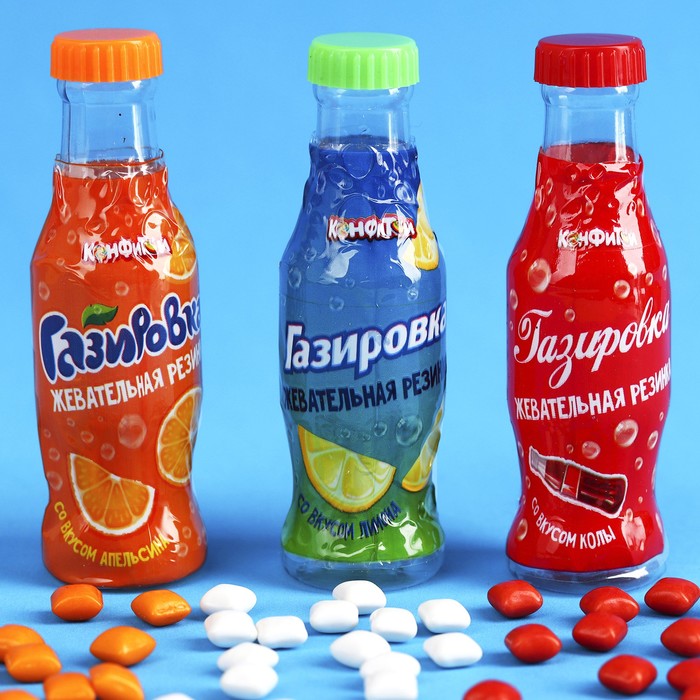

Жевательная резинка «Кто не работает» в бутылке, 5 г.