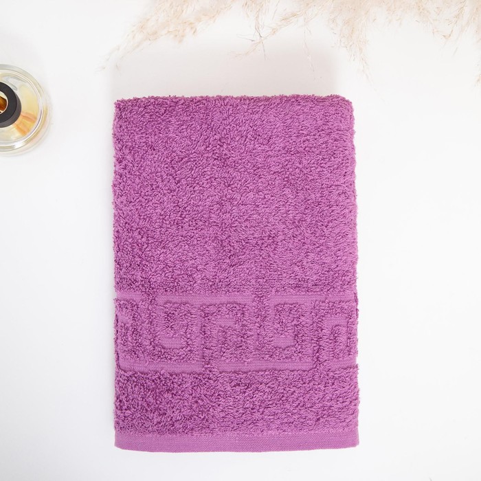 

Полотенце махровое с бордюром 40х70 см, AMETHYST, хлопок 100%, 430г/м2