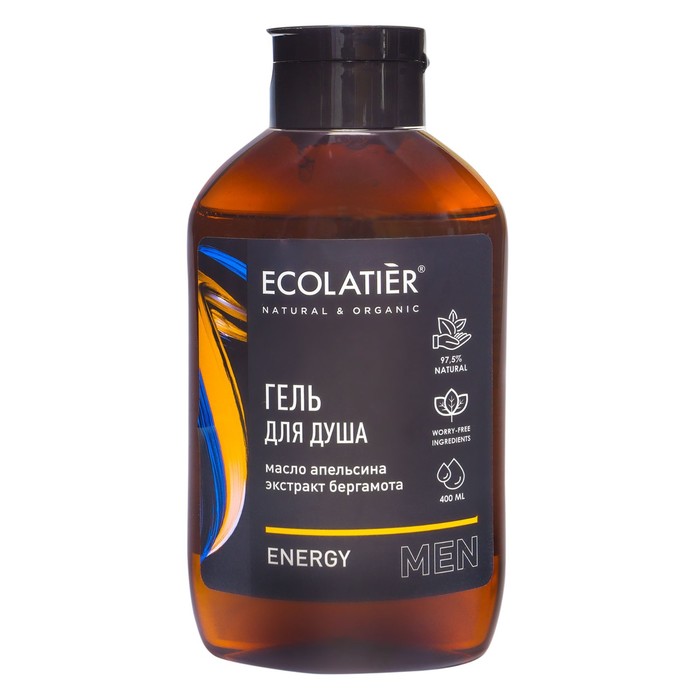 Гель для душа мужской Ecolatier Energy, 400 мл