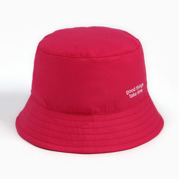 фото Панама детская, цвет фуксия, размер 46-48 см marsel