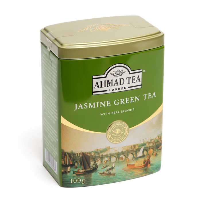 

Чай черный Ahmad Tea ЗЕЛЕНЫЙ С ЖАСМИНОМ 100г ж/б