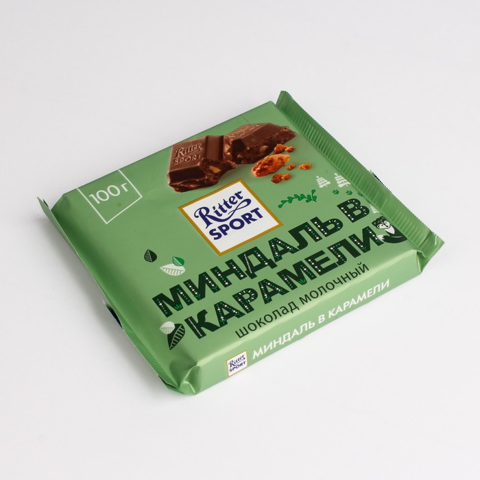 

Шоколад Ritter Sport 100г миндаль в карамели