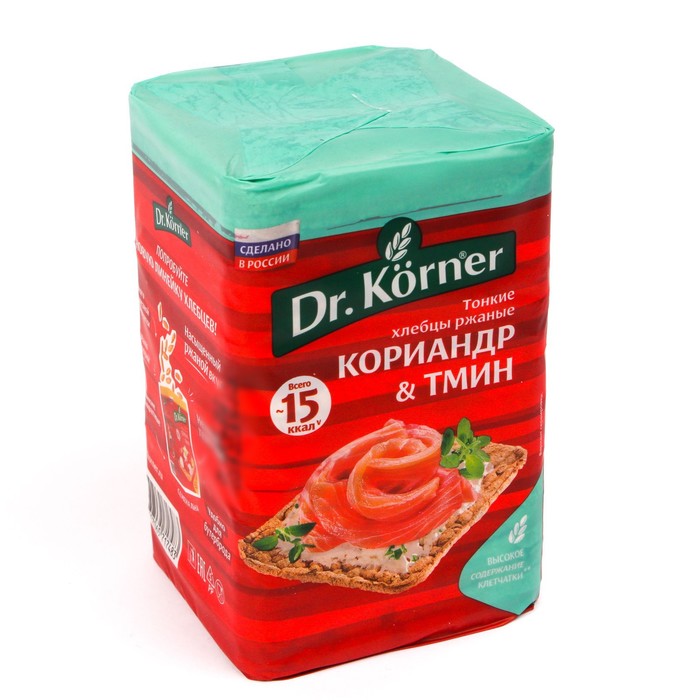 

Хлебцы Dr.Körner Ржаные с кориандром и тмином 100 г