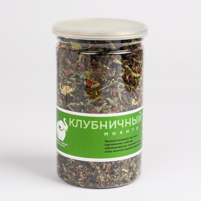

Чай зеленый Клубничный мохито ПЧК 150г