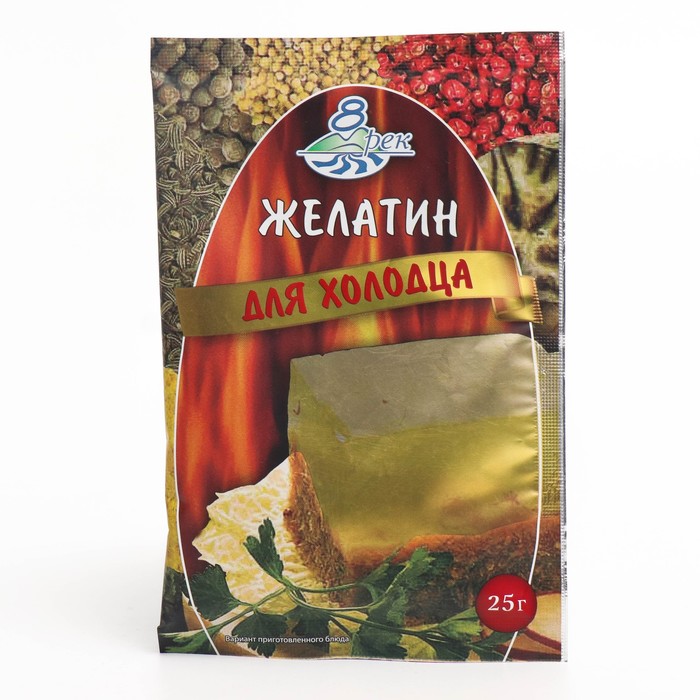 

Желатин для холодца 8 Рек 25г