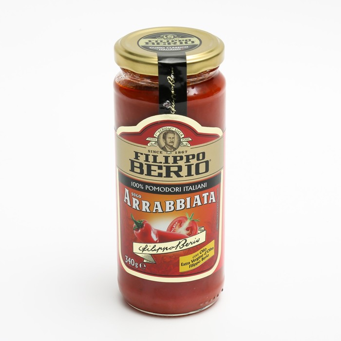 

Соус томатный FILIPPO BERIO Арраббьята 340 гр