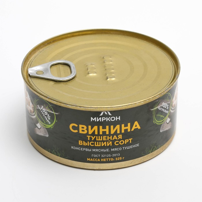 

Свинина тушеная высший сорт 325г