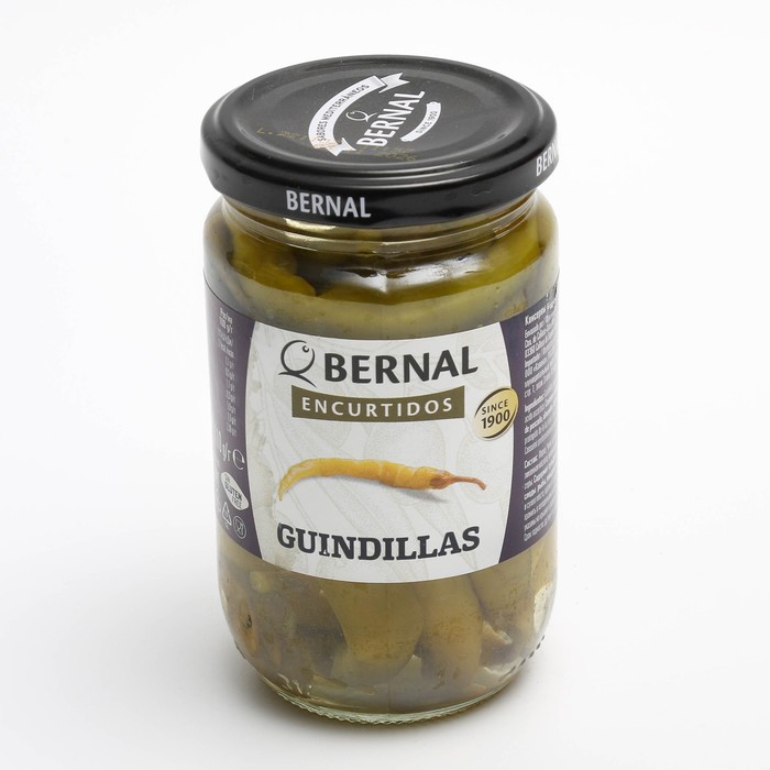 

Перчик GUINDILLAS (Гиндилла) острый 300г BERNAL