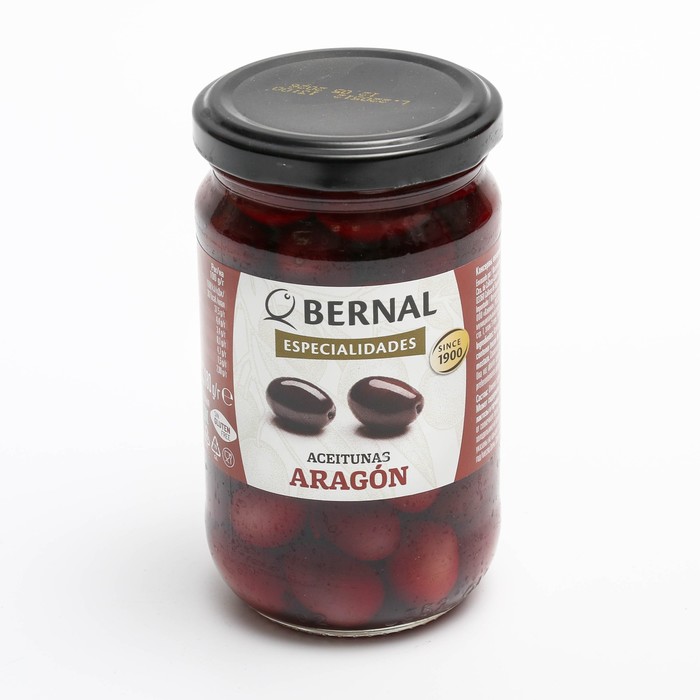 

Оливки ARAGON (Арагон) в рассоле с косточкой 300г BERNAL