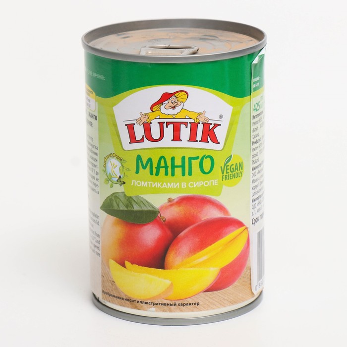 

Манго ломтиками в сиропе ж/б 425мл Lutik