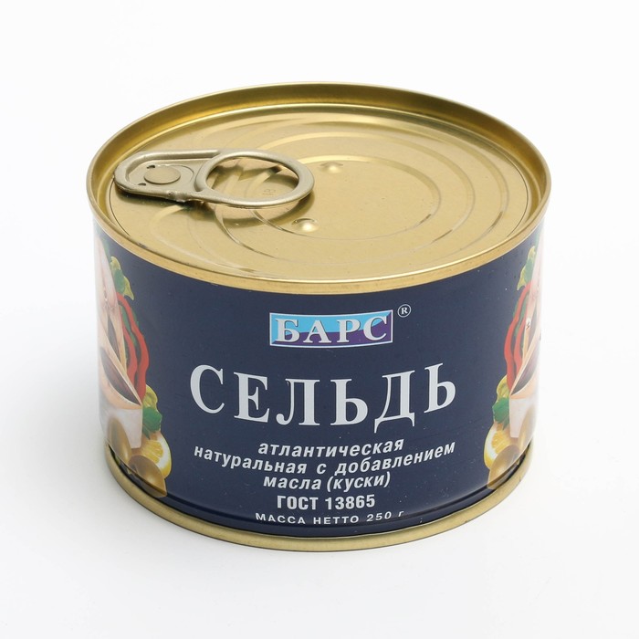 

Сельдь НДМ 250гр БАРС