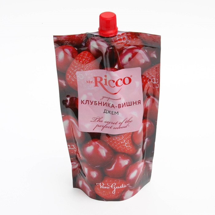 

Джем десертный Клубника-Вишня 300гр Mr.Ricco