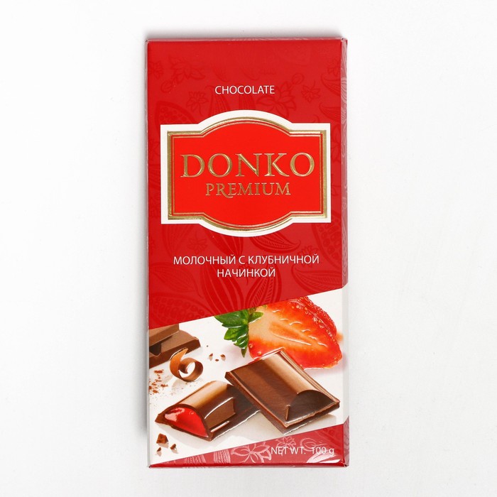 

Шоколад Donko Premium молочный с клубн. нач. 100г ДонбассКондитер