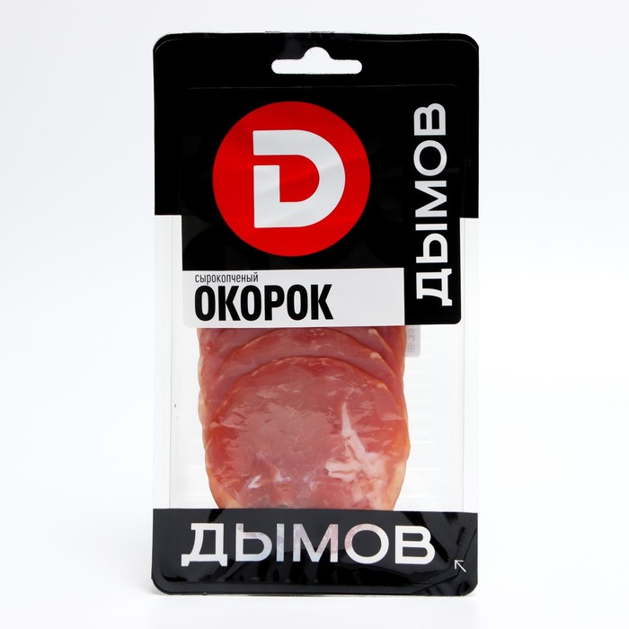 

Окорок с/к нарезка 70г Дымов