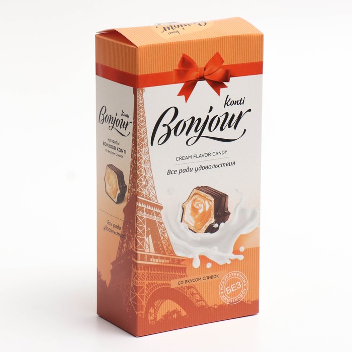 

Конфеты ВЕСНА BONJOUR со вкусом сливок 80г Конти