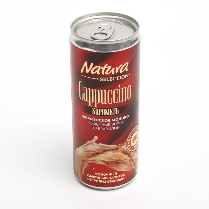 

Напиток Cappuccino молочный кофейный карамель NATURA 220мл