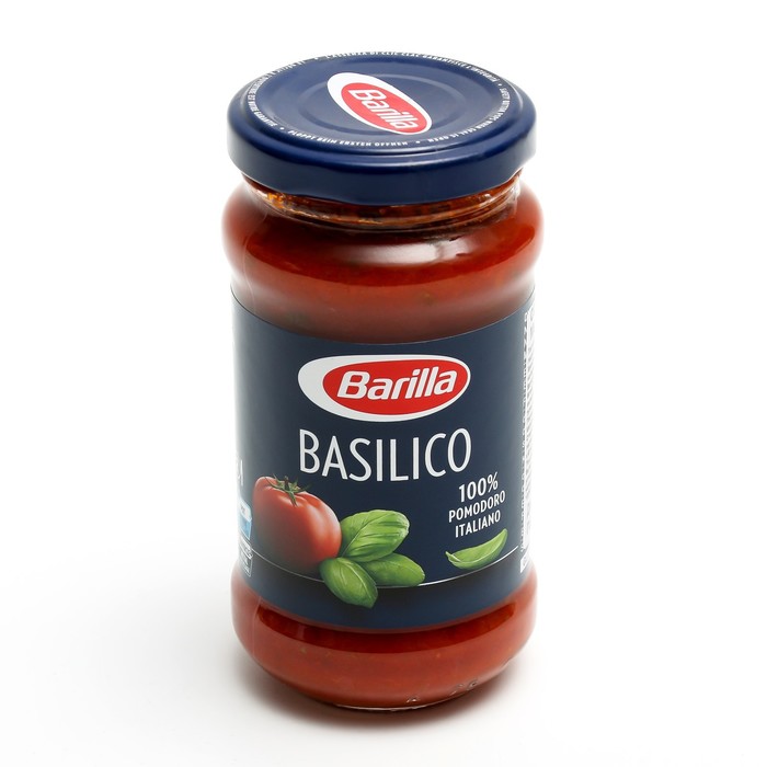 

Соус BARILLA Томатный с базиликом 200г ст/б
