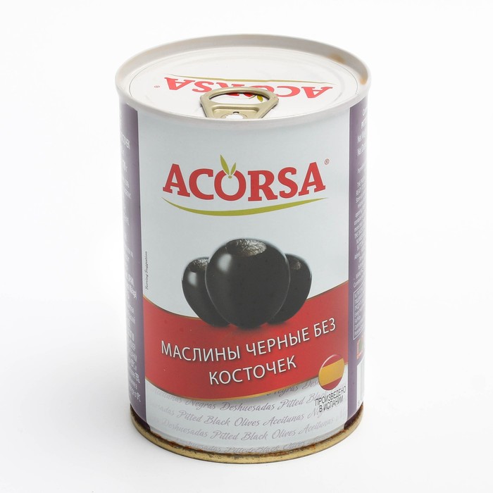 

Маслины без косточки ж/б 400г. ACORSA