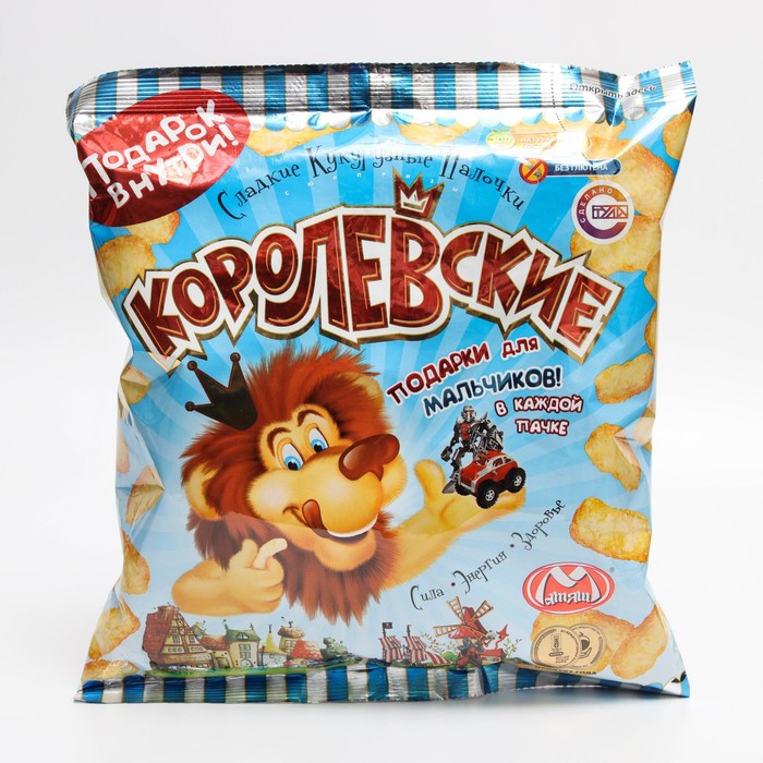 

Кукурузные палочки КороЛЕВские для Мальчиков 70г/Гермес