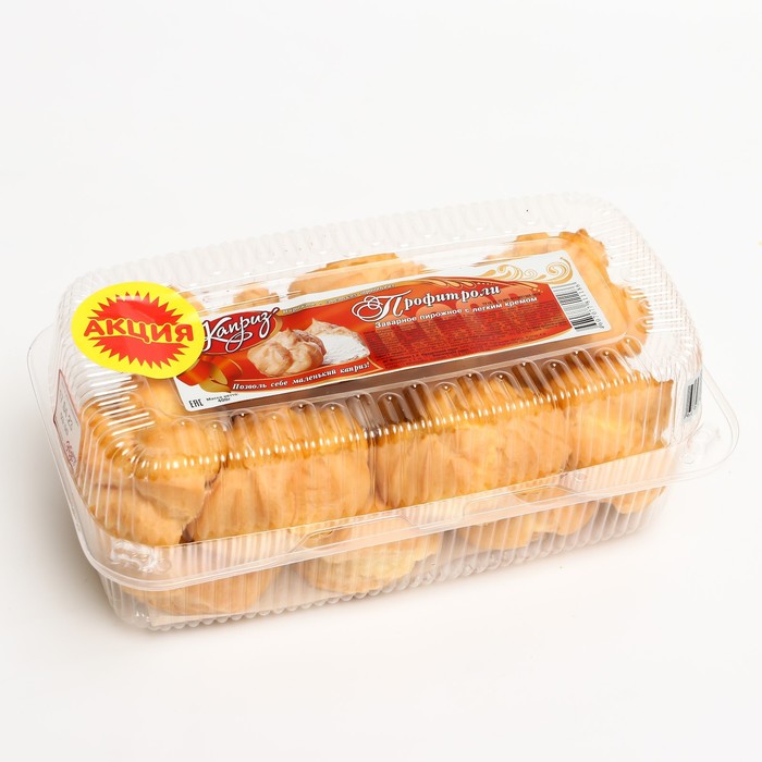

Профитроли со сливками 400г