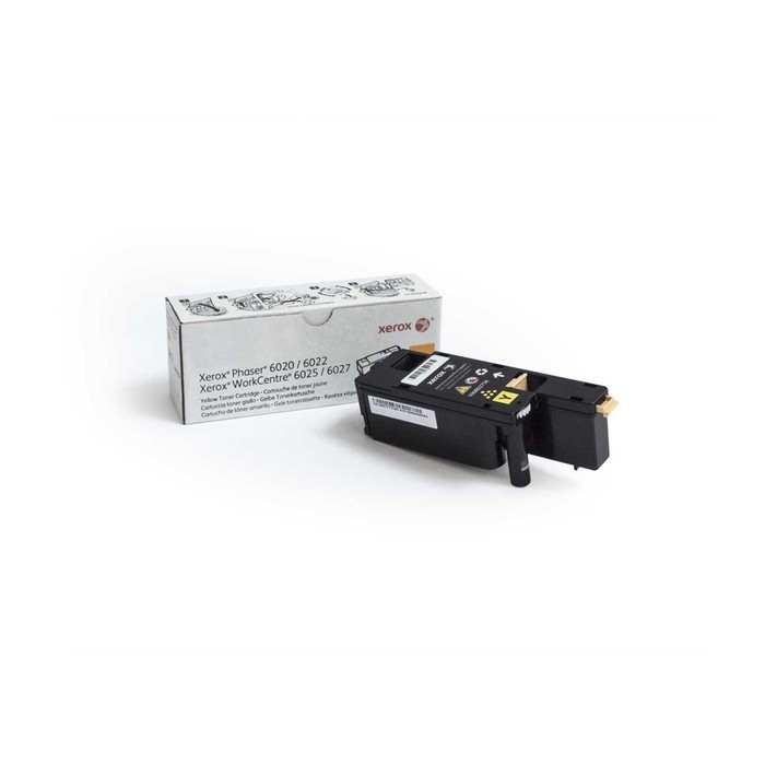

Тонер-картридж Xerox 106R02756 Phaser 6020/WorkCentre 6025/6027, жёлтый, (1000 стр)