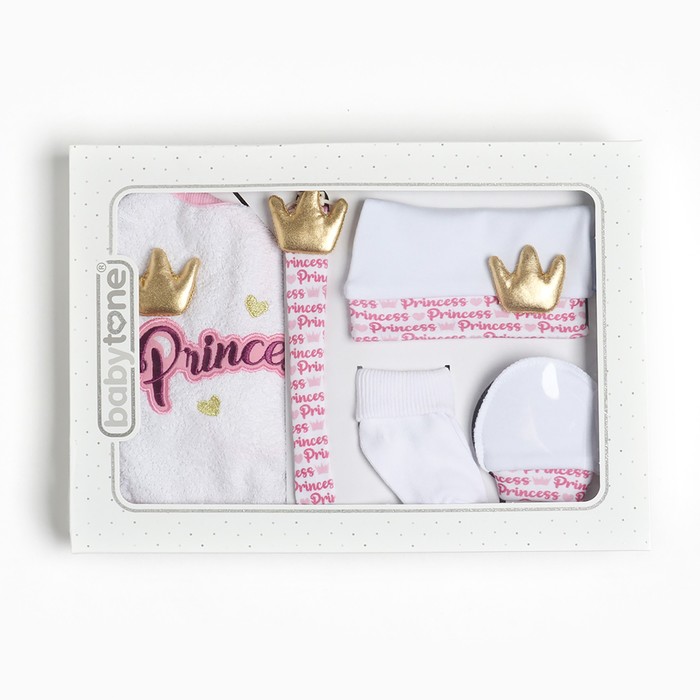 

Комплект детский в коробке (5пр) А.367528, цвет розовый, рост 56см