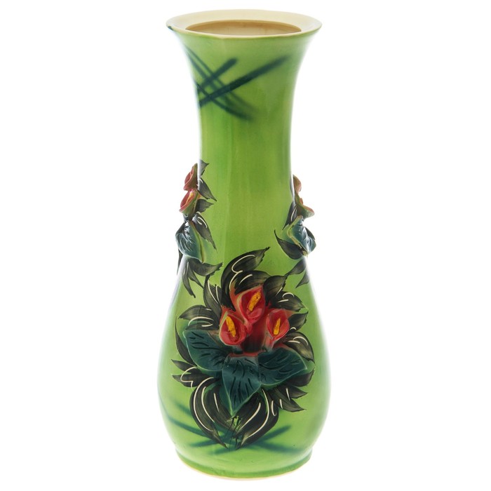 Ваза напольная "Осень" лепка, каллы